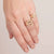 Pure Gold Happy Face Signet Ring