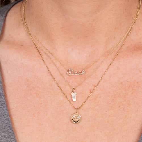 Gold & Diamond Tequila Shot Charm