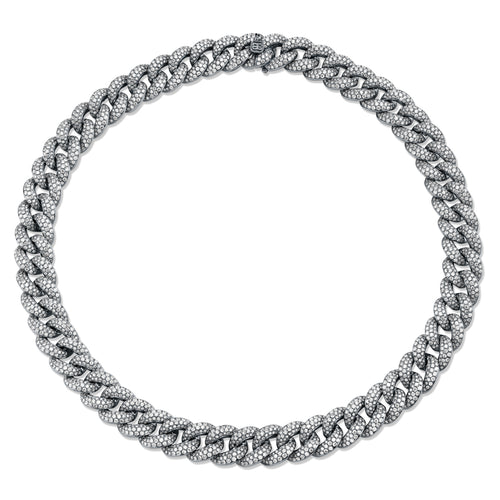 Gold & Diamond Link Necklace