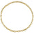 Gold & Diamond Large Round Rectangle Link Eternity Necklace