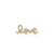 Gold & Diamond Love Stud