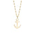 Men's Collection Pure Gold Large Anchor Charm