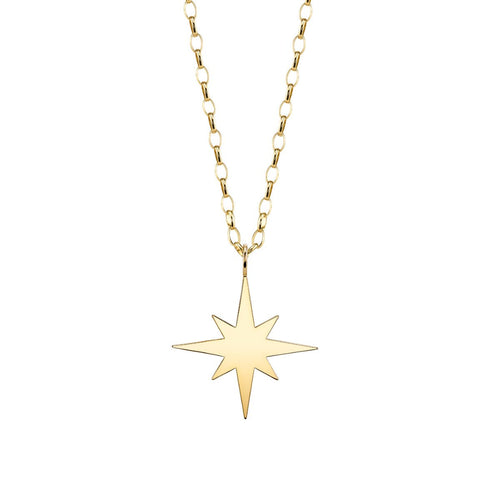 Men's Collection Pure Gold Starburst Charm