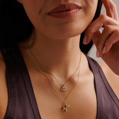 Gold Balloon Dog Charm