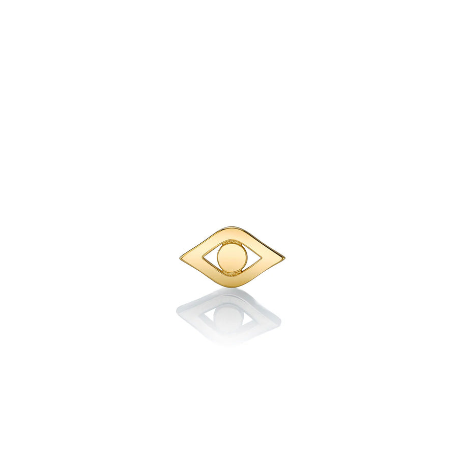 Pure Gold Medium Eye Stud - Sydney Evan Fine Jewelry