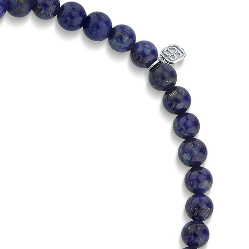 Men's Collection Sapphire & Diamond Hamsa on Lapis