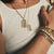 Men's Collection Gold & Diamond Medium Dog Tag Charm