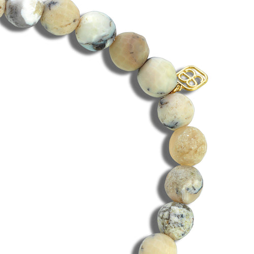 Men's Collection Diamond Skull on African Opal