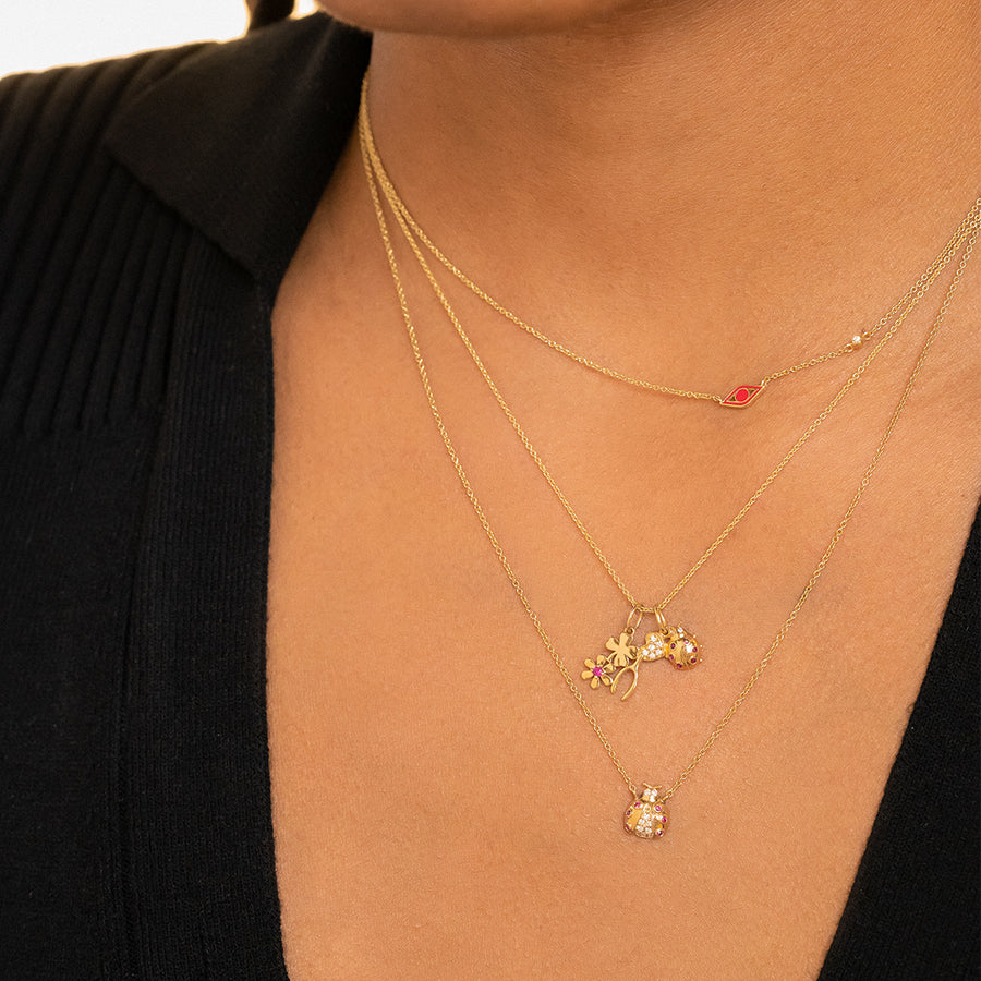 Gold & Diamond Love & Luck Charm - Sydney Evan Fine Jewelry