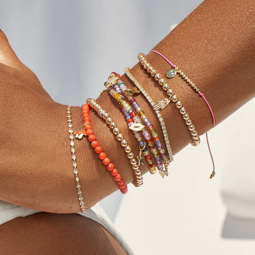 Gold & Diamond Tennis Bracelet