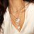 Gold & Diamond Multi-Heart Necklace