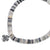 Men's Collection Black Rhodium & Diamond Clover on Australian Opal Heishi