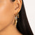 Gold & Diamond Medium Icon Hoops