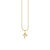 Gold & Diamond Small Initial Charm Necklace