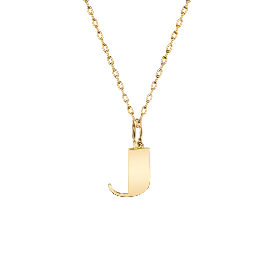 Pure Gold Small Initial Necklace - Sydney Evan Fine Jewelry