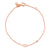 Gold Plated Sterling Silver Butterfly Bracelet with Bezel Set Diamond