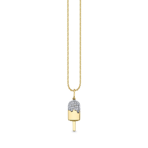 Gold & Diamond Popsicle Charm