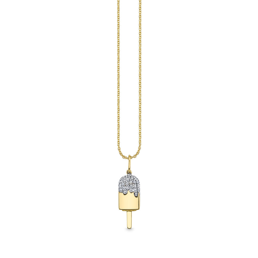 Kids Collection Gold & Diamond Popsicle Necklace - Sydney Evan Fine Jewelry