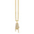 Men's Collection Gold & Diamond Mano Corunto Charm