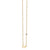 Gold Plated Sterling Silver Zodiac Necklace with Bezel Set Diamond