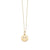 Kids Collection Gold & Diamond Happy Face Necklace