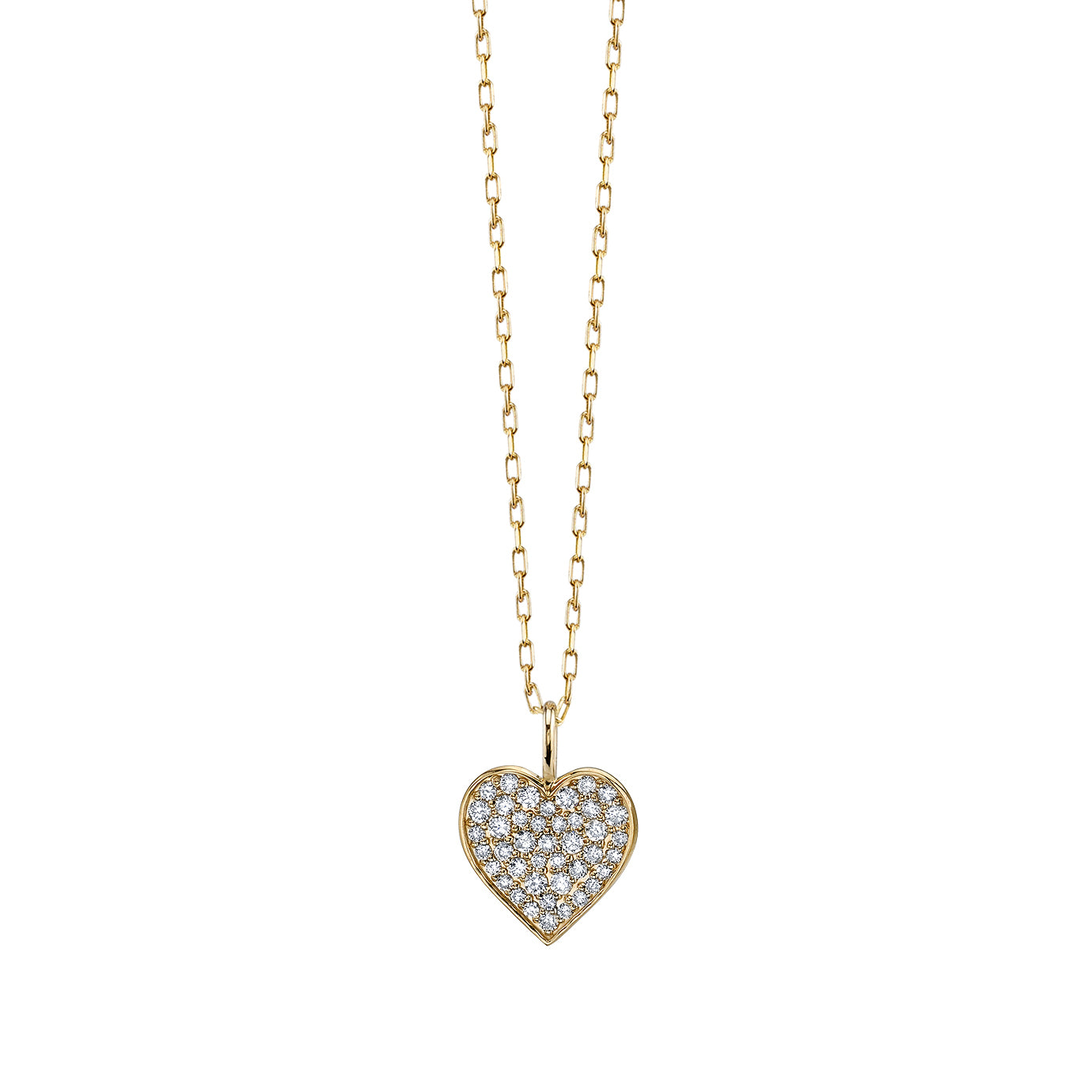 & Diamond Mini Heart Charm