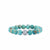 Men's Collection Gold & Diamond Ball on Turquoise