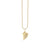 Gold & Diamond Large Conch Shell Charm