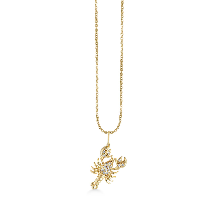 Gold & Diamond Lobster Charm - Sydney Evan Fine Jewelry