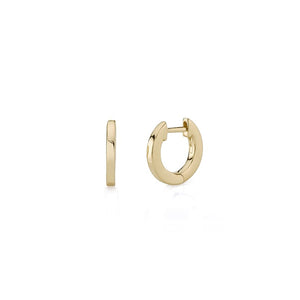 Pure Gold Small Huggie Hoops - Sydney Evan Fine Jewelry