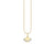 Gold & Diamond Small Saturn Charm