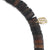Men's Collection Gold & Diamond Rondelle on Dark Brown Heishi