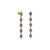 Gold & Diamond Eye Drop Earrings
