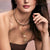 Gold & Diamond Large Eye With Marquise Eye Fringes Charm
