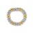 Two-Tone Gold Diamond Link Bracelet