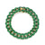 Gold & Emerald Link Bracelet