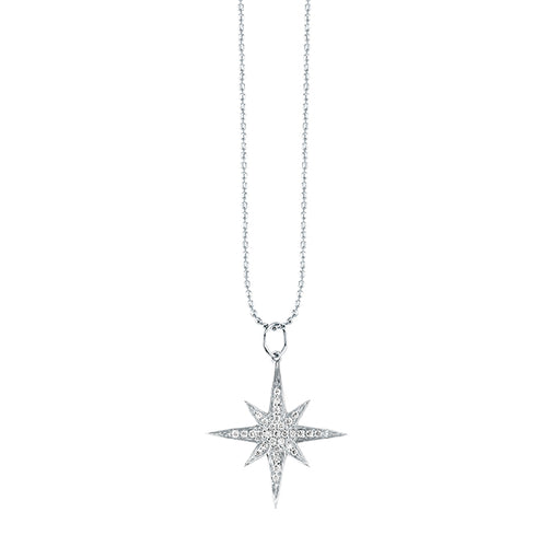 Gold & Diamond Medium Starburst Charm