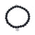 Men's Collection Large White Gold & Diamond Bezel Eye on Onyx
