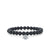 Men's Collection Large White Gold & Diamond Bezel Eye on Onyx