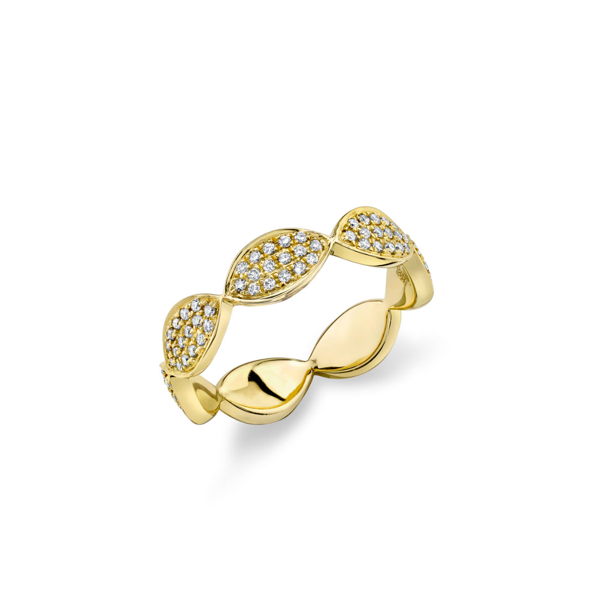 & Diamond Marquise Eternity Band