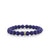 Gold & Diamond Bezel Eye Rondelle on Lapis