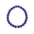 Gold & Diamond Bezel Eye Rondelle on Lapis