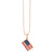 Gold & Diamond American Flag Charm