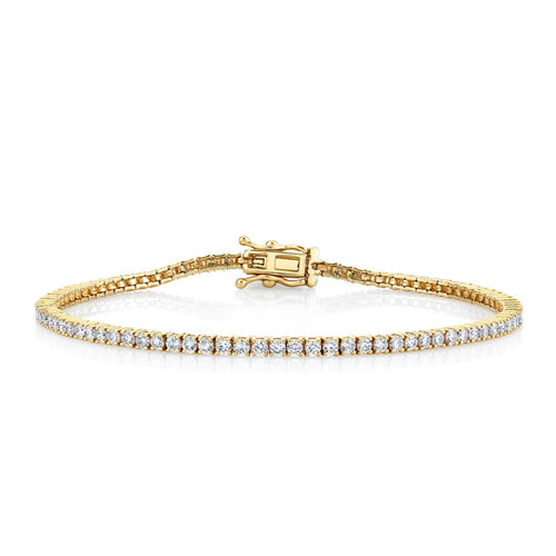 Gold & Diamond Tennis Bracelet