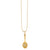 Gold & Diamond Tennis Racquet Charm