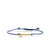 Gold & Diamond Tiny Eye Cord Bracelet