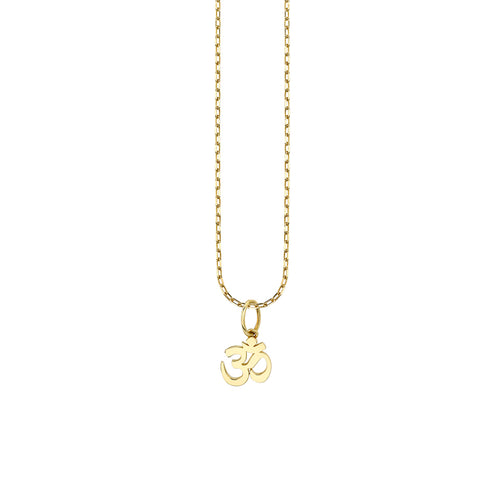 Pure Gold Tiny Om Charm