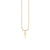 Kids Collection Pure Gold Tiny Cross Charm Necklace