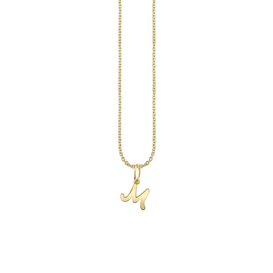 Pure Gold Tiny Initial Charm - Sydney Evan Fine Jewelry