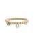 Gold & Diamond Protection Multi-Charm on Gold Beads